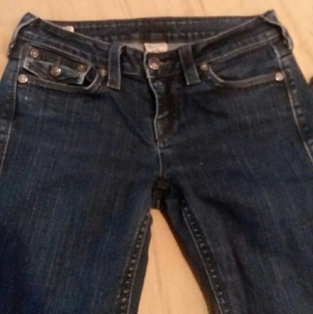 True Religion dark denim jeans size 30 long